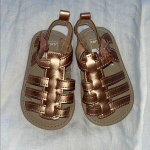 Carter’s Rose Gold sandals
